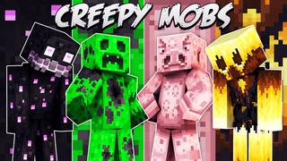 Thumbnail of the Minecraft Bedrock Marketplace product Creepy Mobs created by 57Digital.