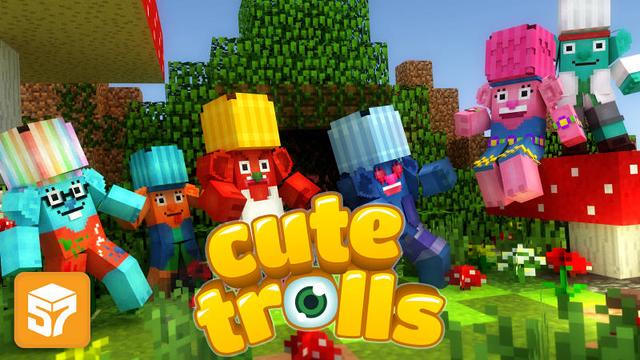 Thumbnail of the Minecraft Bedrock Marketplace product Cute Trolls created by 57Digital.