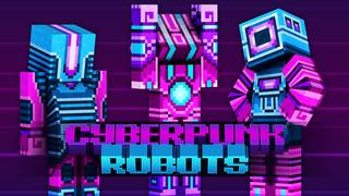 Thumbnail of the Minecraft Bedrock Marketplace product Cyberpunk Robots created by 57Digital.