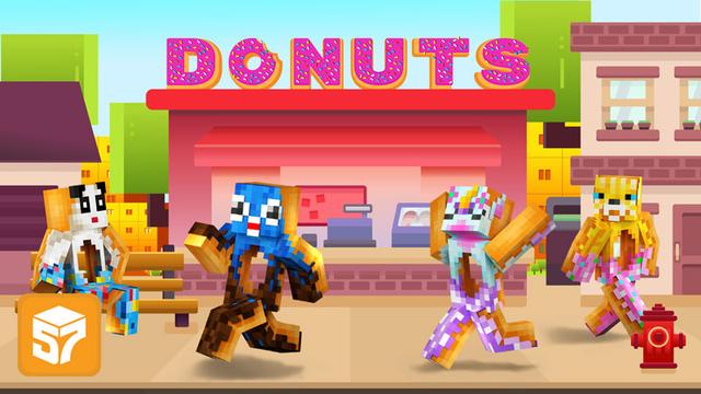 Thumbnail of the Minecraft Bedrock Marketplace product Donuts created by 57Digital.