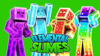 Thumbnail of the Minecraft Bedrock Marketplace product Elemental Slimes created by 57Digital.