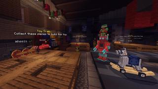 Screenshot of the Minecraft Bedrock Marketplace product Elf Town: Toy Trouble created by 57Digital.