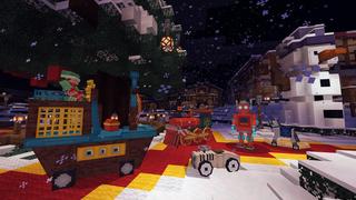 Screenshot of the Minecraft Bedrock Marketplace product Elf Town: Toy Trouble created by 57Digital.