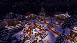 Screenshot of the Minecraft Bedrock Marketplace product Elf Town: Toy Trouble created by 57Digital.