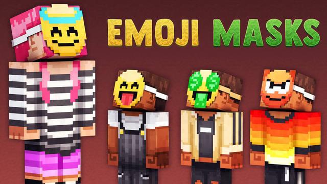 Thumbnail of the Minecraft Bedrock Marketplace product Emoji Masks created by 57Digital.
