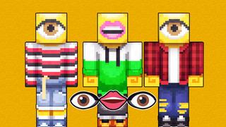 Thumbnail of the Minecraft Bedrock Marketplace product Eye Mouth Eye created by 57Digital.