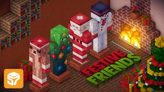 Thumbnail of the Minecraft Bedrock Marketplace product Festive Friends created by 57Digital.