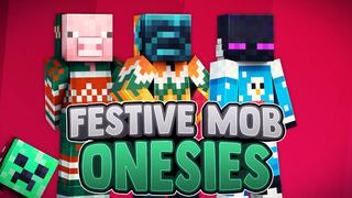 Thumbnail of the Minecraft Bedrock Marketplace product Festive Mob Onesies created by 57Digital.