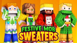 Thumbnail of the Minecraft Bedrock Marketplace product Festive Mob Sweaters created by 57Digital.