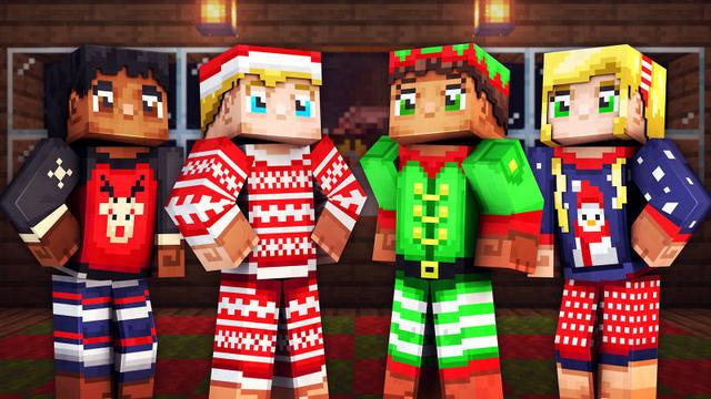 Thumbnail of the Minecraft Bedrock Marketplace product Festive PJs created by 57Digital.