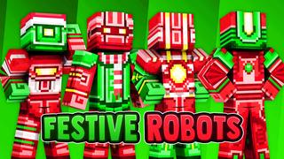 Thumbnail of the Minecraft Bedrock Marketplace product Festive Robots created by 57Digital.