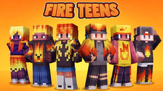 Thumbnail of the Minecraft Bedrock Marketplace product Fire Teens created by 57Digital.