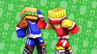 Thumbnail of the Minecraft Bedrock Marketplace product Food Fight! created by 57Digital.