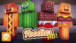 Thumbnail of the Minecraft Bedrock Marketplace product Foodies HD created by 57Digital.