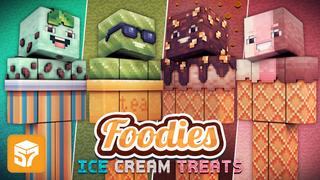 Thumbnail of the Minecraft Bedrock Marketplace product Foodies: Ice Cream Treats created by 57Digital.