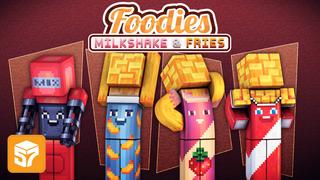Thumbnail of the Minecraft Bedrock Marketplace product Foodies: Milkshake & Fries created by 57Digital.