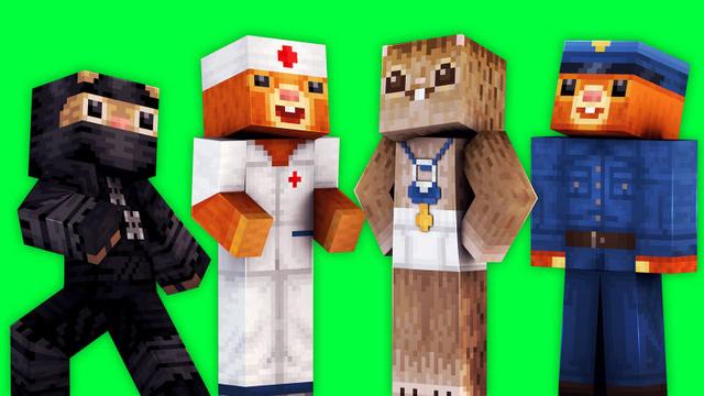 Thumbnail of the Minecraft Bedrock Marketplace product FREE THE SQUIRRELS! created by 57Digital.