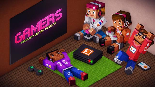 Thumbnail of the Minecraft Bedrock Marketplace product Gamers created by 57Digital.