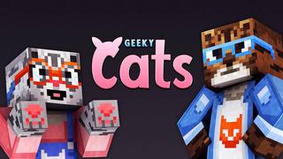 Thumbnail of the Minecraft Bedrock Marketplace product Geeky Cats created by 57Digital.