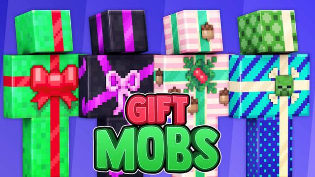 Thumbnail of the Minecraft Bedrock Marketplace product Gift Mobs created by 57Digital.