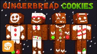 Thumbnail of the Minecraft Bedrock Marketplace product Gingerbread Cookies created by 57Digital.