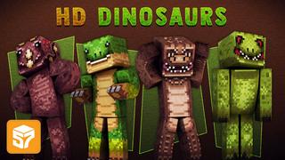 Thumbnail of the Minecraft Bedrock Marketplace product HD Dinosaurs created by 57Digital.