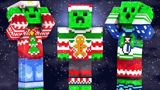 Thumbnail of the Minecraft Bedrock Marketplace product Holiday Creepers created by 57Digital.