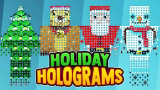 Thumbnail of the Minecraft Bedrock Marketplace product Holiday Holograms created by 57Digital.