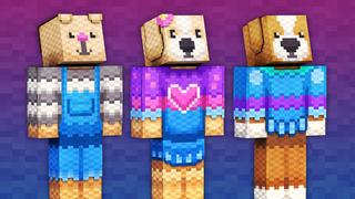 Thumbnail of the Minecraft Bedrock Marketplace product Knitted Pets created by 57Digital.