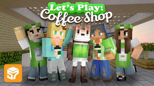 Thumbnail of the Minecraft Bedrock Marketplace product Let's Play: Coffee Shop! created by 57Digital.