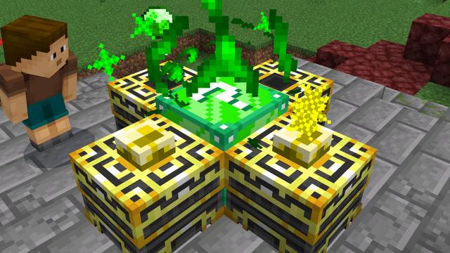 Screenshot of the Minecraft Bedrock Marketplace product Lucky Block Evolved Add-On created by 57Digital.