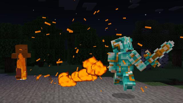 Screenshot of the Minecraft Bedrock Marketplace product Lucky Block Evolved Add-On created by 57Digital.