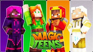 Thumbnail of the Minecraft Bedrock Marketplace product Magic Teens created by 57Digital.