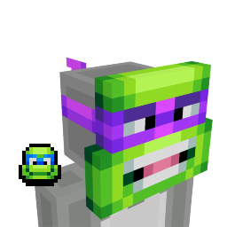 Thumbnail of the Minecraft Bedrock Marketplace product Mask (Donatello) created by 57Digital.