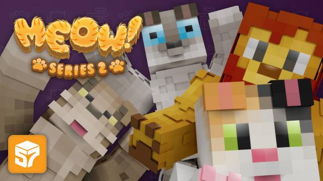 Thumbnail of the Minecraft Bedrock Marketplace product Meow! Series 2 created by 57Digital.