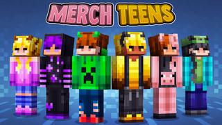 Thumbnail of the Minecraft Bedrock Marketplace product Merch Teens created by 57Digital.