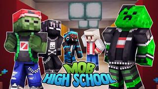 Thumbnail of the Minecraft Bedrock Marketplace product Mob High School created by 57Digital.