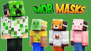 Thumbnail of the Minecraft Bedrock Marketplace product Mob Masks created by 57Digital.