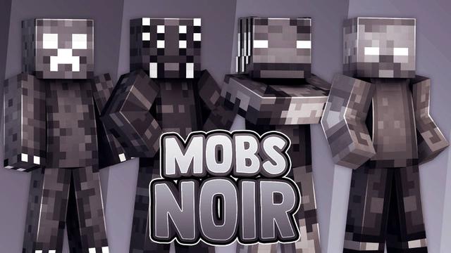 Thumbnail of the Minecraft Bedrock Marketplace product Mobs Noir created by 57Digital.