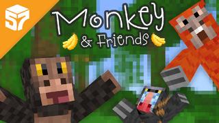 Thumbnail of the Minecraft Bedrock Marketplace product Monkey & Friends created by 57Digital.