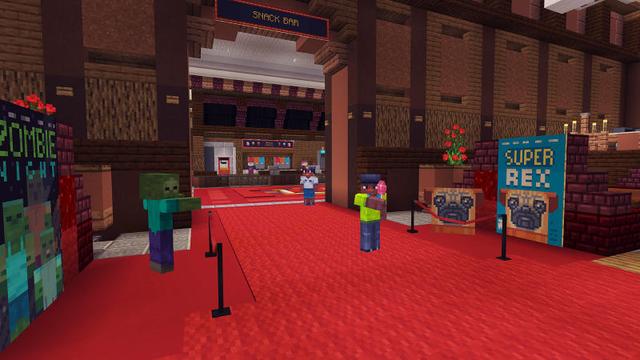 Screenshot of the Minecraft Bedrock Marketplace product Movies created by 57Digital.