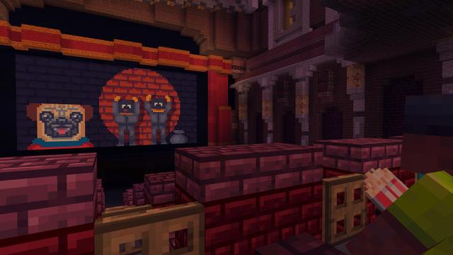 Screenshot of the Minecraft Bedrock Marketplace product Movies created by 57Digital.