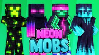 Thumbnail of the Minecraft Bedrock Marketplace product Neon Mobs created by 57Digital.