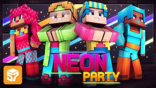 Thumbnail of the Minecraft Bedrock Marketplace product Neon Party created by 57Digital.