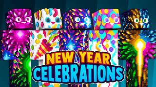 Thumbnail of the Minecraft Bedrock Marketplace product New Year Celebrations created by 57Digital.