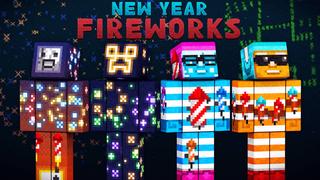 Thumbnail of the Minecraft Bedrock Marketplace product New Year Fireworks created by 57Digital.