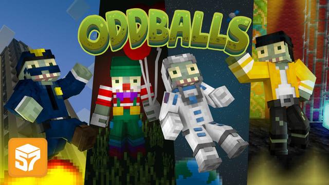 Thumbnail of the Minecraft Bedrock Marketplace product Oddballs created by 57Digital.