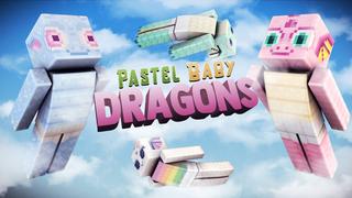 Thumbnail of the Minecraft Bedrock Marketplace product Pastel Baby Dragons created by 57Digital.