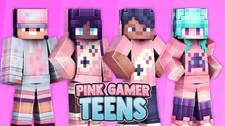 Thumbnail of the Minecraft Bedrock Marketplace product Pink Gamer Teens created by 57Digital.