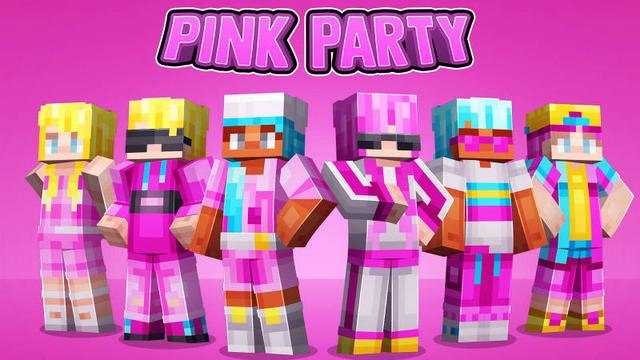 Thumbnail of the Minecraft Bedrock Marketplace product Pink Party created by 57Digital.